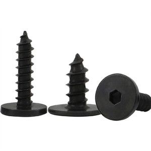 Vis à tête ultra plate M2 M3 M4 de 1 mm, vis autotaraudeuse à tête hexagonale plate et fine, du fabricant de vis - Product Image 2