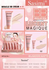 SASIMI Luxus Mineral BB Creme SPF45 PA White ning Makeup Base Hochwertige Abdeckung für Frauen Gesichts aufhellung Makel Balsam - Product Image 4