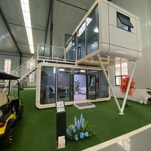 Casa Prefabricada Pequeña y Elegante de 20/40 pies, <span class=keywords><strong>Modular</strong></span>, con un <span class=keywords><strong>Baño</strong></span>, para Uso Doméstico y Comercial, Impermeable, Tipo Cabaña Apple - Product Image 3