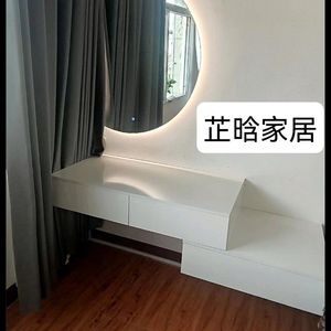 Floating <b>Vanity</b> <b>Table</b> Wall Mounted Minimalist Modern Style With Drawer Makeup Desk For Bedroom And Small Apartments - Product Image 4