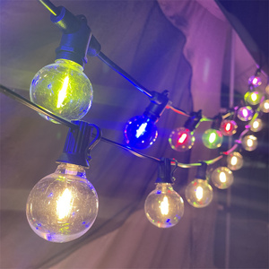 <span class=keywords><strong>Guirnalda</strong></span> <span class=keywords><strong>de</strong></span> <span class=keywords><strong>luces</strong></span> IP65 impermeable G40 para Patio, <span class=keywords><strong>guirnalda</strong></span> para exteriores, adorno, Bombilla <span class=keywords><strong>de</strong></span> globo, guirnaldas coloridas para fiestas y jardines, decoración - Product Image 1