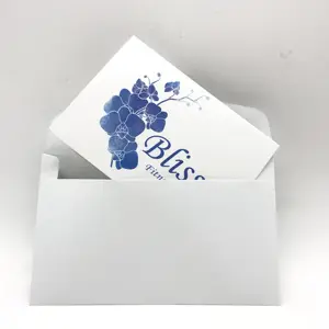 بطاقة بعبارة "thank you" مخصصة للبيع بالجملة من المصنع بطاقة عمل وبطاقات دعوة حفلات الزفاف