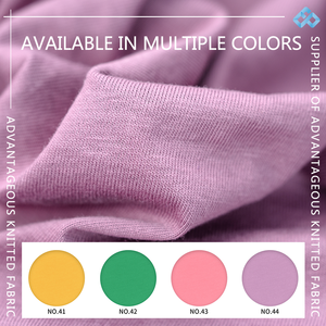도매 160gsm 100% 순면 니트 부드러운 통기성 저지 원단 티셔츠 속옷 라운지웨어 의류용 - Product Image 3
