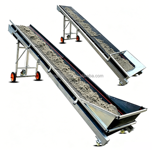 Aangepaste draagbare opvouwbare transportband voor grind, aarde en zand met verstelbare hoogte - Product Image 4