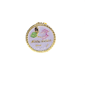 Anillo Clásico de Acero Inoxidable, Chapado en Oro PVD, Diseño Redondo Sostenible y Resistente con Incrustaciones Florales de Esmalte, Ideal para Regalo - Product Image 2