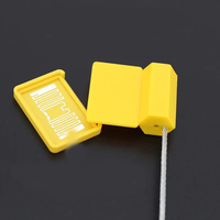 Scellé à boulon jetable NFC UHF RFID à fréquence 860-960 MHz avec manille en acier galvanisé pour le suivi et le positionnement des actifs en temps réel