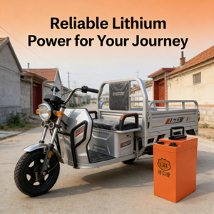 出厂价60V 50Ah磷酸铁锂电池，集成BMS，适用于2轮和3轮电动车辆更换 - Product Image 1