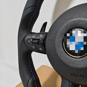 Volante Sportivo in Fibra di Carbonio per <span class=keywords><strong>BMW</strong></span> F30 F10 F20 F35 E/F Chassis Stile M3 M5 M6 con Paddle Shifter - Product Image 3