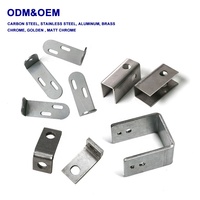 Support de quincaillerie de précision personnalisé en alliage d'aluminium, Angle métallique en forme de U pour les faisceaux de bois
