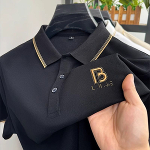Polo para Hombre con Logotipo Personalizado Bordado, Polo Deportivo de Poliéster, Polo Casual de Manga Corta para Verano - Product Image 3