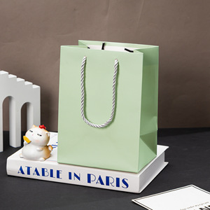 High Quality Customized Thick Paper Durable Multi-color Gift Bag with <strong>Printable</strong> logo Packaging Shopping Bag Rope Handle - Product Image 2