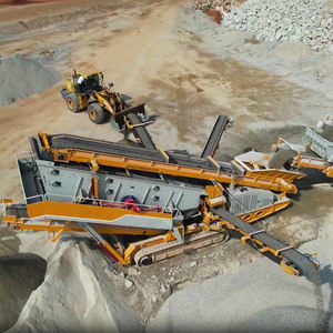 Planta de Triagem Móvel de Grande Capacidade de Processamento, Triagem Móvel Pesada sobre Esteiras para Mineração de Rocha - Product Image 3
