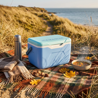 Glacière isotherme portable et réutilisable FUN 10,5 L, moderne, durable, non toxique, pour vin et aliments, maintien de la fraîcheur 24 heures, résistante à l'eau