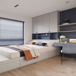 Lit en Bois Personnalisé Meubles Tatami Chambre à Coucher Derniers Modèles de Lits en Bois avec Coffre - Product Image 2