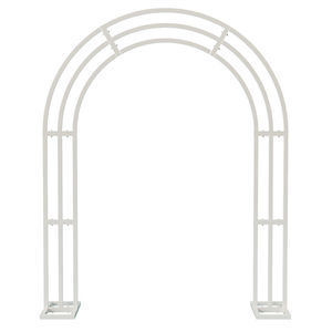 อุปกรณ์ตกแต่งซุ้มแต่งงานแบบสามท่อเหล็กดัดสำหรับจัดงานแต่งงาน - Product Image 4