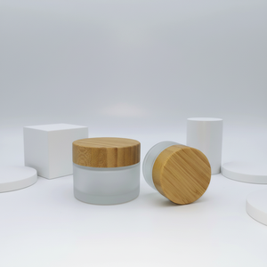 ราคาโรงงานผลิตบรรจุภัณฑ์เครื่องสำอาง ขวดแก้วใสทรงกลมเปล่า กระปุกเครื่องสำอาง - Product Image 1