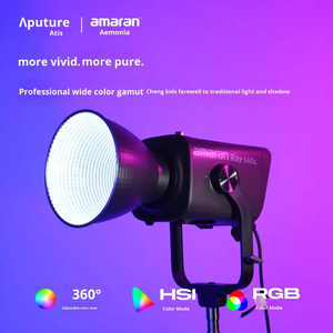 <span class=keywords><strong>Amaran</strong></span> pour Ray 660C, éclairage vidéo professionnel pleine couleur 660W, éclairage d'appoint pour photographie en direct, contrôle par application, lumière constante pour utilisation en studio - Product Image 4