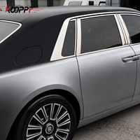 KOOFILM Film PPF dynamique argenté à noir, TPU résistant aux rayures, PPF de luxe pour stickers de carrosserie