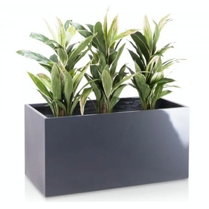 <span class=keywords><strong>Vasi</strong></span> da <span class=keywords><strong>Giardino</strong></span> in Metallo Resistenti per Esterni, <span class=keywords><strong>Design</strong></span> Minimalista, Fioriere Ornamentali in Ferro per Uso a Terra, Verniciati a Polvere per Piante da Esterno - Product Image 3