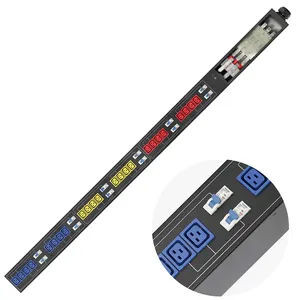 Высокая мощность PDU ETL 3 фазы 160A 415 В/240 В 24 порта C19 крепление на стойку блок распределения питания