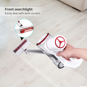 Portable Handheld Wireless Vacuum Cleaner With Led Light For Home And Car Use Red 150W ZEK-K8 - Product Image 1