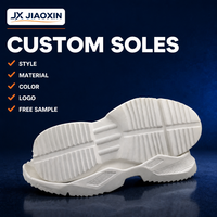 Semelle de chaussure décontractée tendance en EVA blanc, à rainures verticales, découpes ajourées, légère, pour Singapour