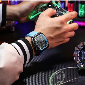 CURREN 8442 Top Brand Men's <b>Watches</b> Luxury Square Quartz Wristwatch Waterproof Luminous Chronograph <b>Watch</b> for Men Date Clock - Product Image 5