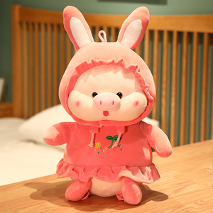 Peluches de Cerdo, Juguetes de Peluche de Algodón Súper Suaves con Relleno de PP para Decoración del Hogar, Lindos ODM para el Día de San Valentín - Product Image 5