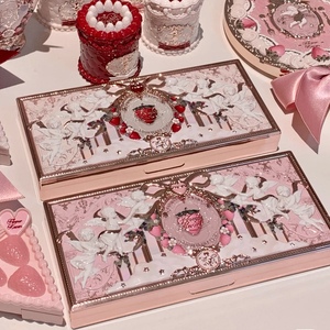 <span class=keywords><strong>Paleta</strong></span> Multifuncional Flower Knows Strawberry Cupid para Piel Clara, Rubor, Iluminador, Sombras de Ojos en Polvo - Product Image 1