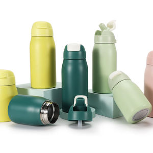 Bouteille d'eau pour enfants de 10oz 16oz sans Bpa de qualité supérieure avec paille et corde Remplissage de bouteille d'eau Machine de capsulage et d'étiquetage - Product Image 3