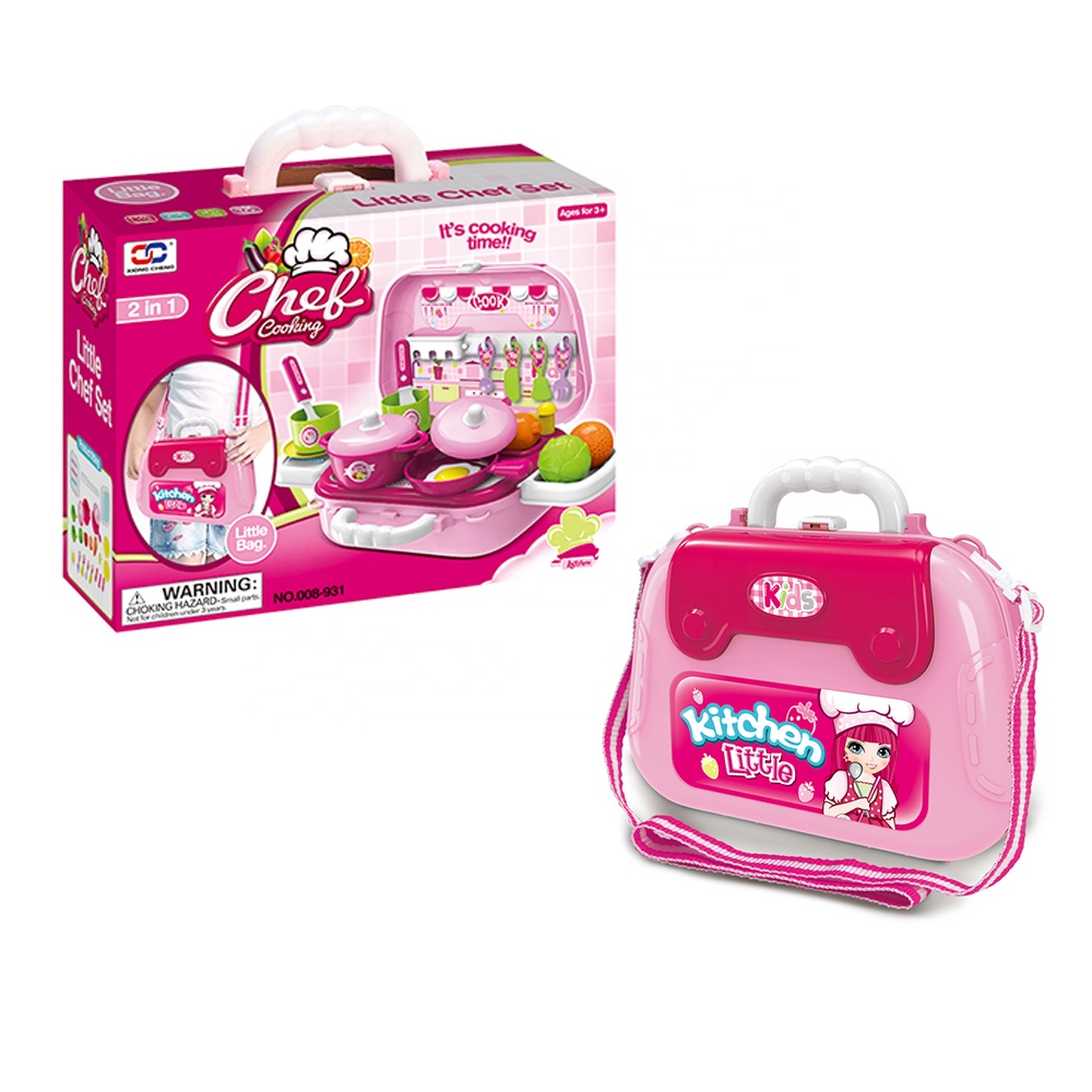 Newest 008-931 Kitchen Game Toy Preschool education toy Pretend Cooking Play Toy For Children's Gift