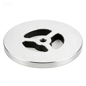 Componente Metálico Circular de Precisión, Mecanizado por CNC, con Forma Especial y Hueco, para Disco de Posicionamiento de Transmisión Mecánica - Product Image 2