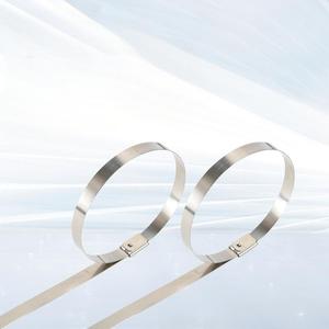 Produttore all'ingrosso fascette lampo in acciaio inox marcatore tag con fascetta per cavi - Product Image 1