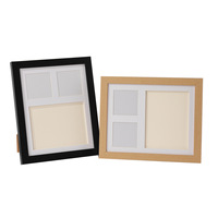 Kit de Cadres Photo en Argile Double Usage pour Empreintes de Mains et de Pieds de Bébé et Empreintes de Pattes d'Animaux, Personnalisable DIY, Cadre Souvenir pour Étapes Clés, Décoration Murale et de Table