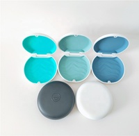 Boîte de rangement pour appareil orthodontique avec logo personnalisé, aimant et intérieur en silicone