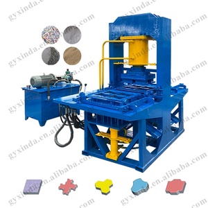 Thủy lực gạch dây chuyền sản xuất với KHÁC NHAU lát gạch vật liệu nhự<span class=keywords><strong>a</strong></span> khối Máy làm - Product Image 1