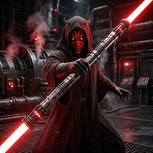 Nexussabers <span class=keywords><strong>Darth</strong></span> <span class=keywords><strong>Maul</strong></span> - Sable de luz con empuñadura metálica, venta directa de fábrica, con Force FX, para duelo pesado, con bloqueo FOC, para <span class=keywords><strong>Star</strong></span> <span class=keywords><strong>Wars</strong></span> - Product Image 1