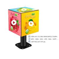 Pantalla LED de pared de vídeo P4, cabina de DJ, letreros electrónicos, pantalla LED de cubo magnético para interiores y exteriores para publicidad de tienda