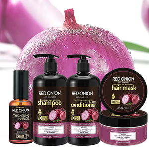 <span class=keywords><strong>Crème</strong></span> pour cheveux bouclés et dreadlocks vegan à la marque privée, à l'oignon rouge, 2 en 1, antipelliculaire, contrôle du sébum, hydratante, nourrissante - Product Image 4