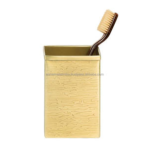 Elegant Gold Bathroom Set Stainless Steel Lotion Dispenser Waste Bin Tissue Box Soap <b>Dish</b> <b>Towel</b> Tray Toothbrush Stand OE - Product Image 2