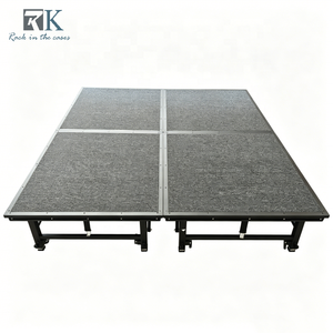 Plataformas Portátiles para Eventos al Aire Libre, Material de Acero Resistente, Antióxido, Plataforma de Escenario Móvil para Conciertos - Product Image 1