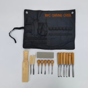 Bview Art 16 Pcs entièrement gouges à <span class=keywords><strong>bois</strong></span> sculpture sur <span class=keywords><strong>bois</strong></span> ciseau à main ensemble d'outils <span class=keywords><strong>pour</strong></span> le <span class=keywords><strong>tournage</strong></span> du <span class=keywords><strong>bois</strong></span> bricolage charpentier ensembles spéciaux - Product Image 1