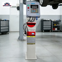 Mesin Pengisi Angin Ban Otomatis Vertikal Dengan Layar Digital LED 220V Pompa Udara Logam untuk Bengkel Ban Mobil OEM ODM