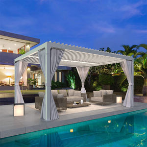 פרגולה אלומיניום מודרני עם גוון גג מתכווננת 15 + שנה אחריות לסביבה ידידותית & הוכחה להירקב - Product Image 1