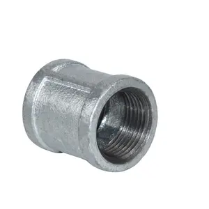 DKV galvanized malleable iron pipe fitting 1inch gi couplings Gi Threaded Reducing Socket