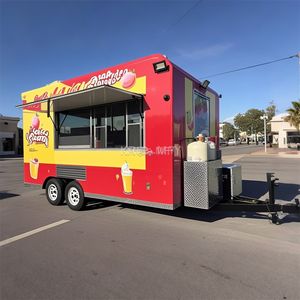 Camion de cuisine mobile 2025 pour crème glacée, bière, café, équipement de bar, équipé de DOT CE - Product Image 4