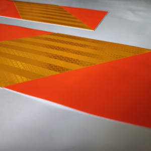 Tablero marcador ECE RR 70,01 Productos de advertencia de seguridad de tráfico Materiales reflectantes amarillos <span class=keywords><strong>Señales</strong></span> de advertencia de remolque - Product Image 5