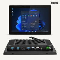 Panel PC Industrial Todo en Uno de 12.1/13.3/15/15.6/21.5 Pulgadas, Montaje Empotrado, Sin Ventilador, Puertos HDMI, VGA, LAN, HD