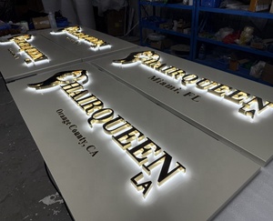 Letras <span class=keywords><strong>de</strong></span> Canal Invertidas con Panel Trasero con Recubrimiento en Polvo |   Efecto Halo LED para Fachadas <span class=keywords><strong>de</strong></span> Edificios - Product Image 5