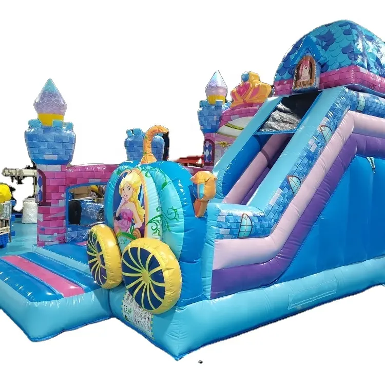 Jouets gonflables gonflables pour château de saut amusant, avec bâche en PVC de Offre Spéciale mm et matériaux en platine, 0.55